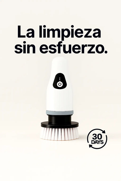 Cepillo eléctrico limpieza fácil sin esfuerzo extra