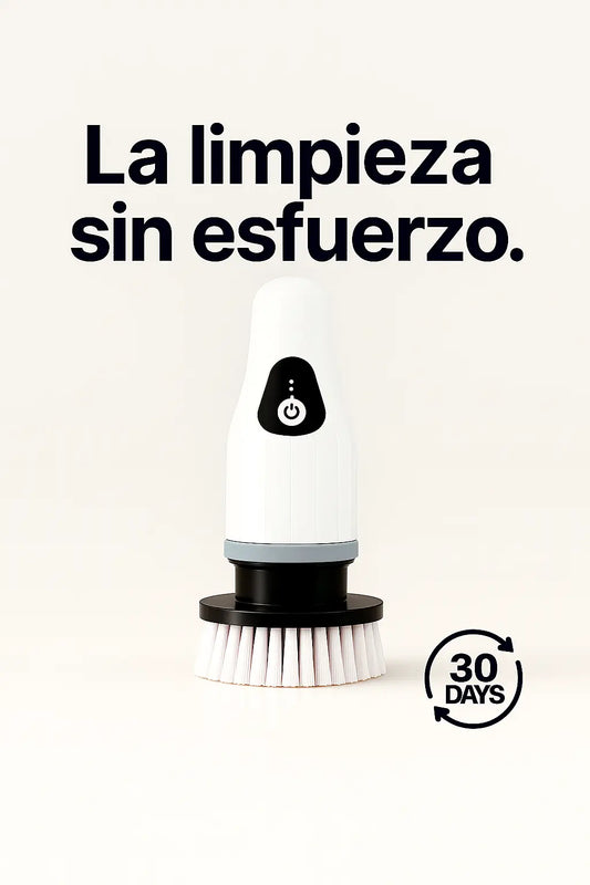 Cepillo eléctrico limpieza fácil sin esfuerzo extra